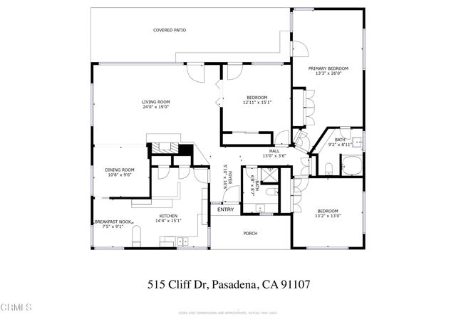 515 Cliff Dr, Pasadena, CA 91107