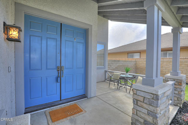 Covered front patio