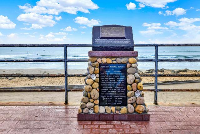 Memorial at Tourmaline Surfing Park