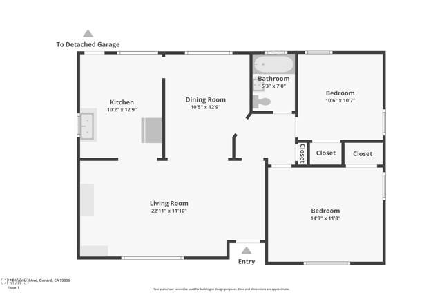 Detail Gallery Image 25 of 27 For 139 Stanford Ave, Oxnard,  CA 93036 - 3 Beds | 1 Baths