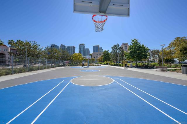 Waterfront Park Basketball court.