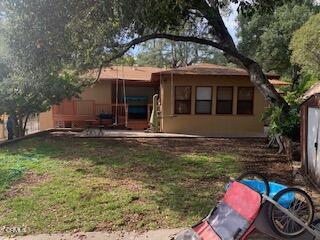 backyard view facing back of house