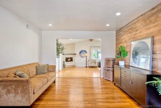 Living Room leading to Family Room