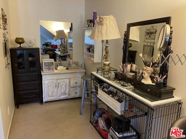 Make Up area upstairs in Family Room