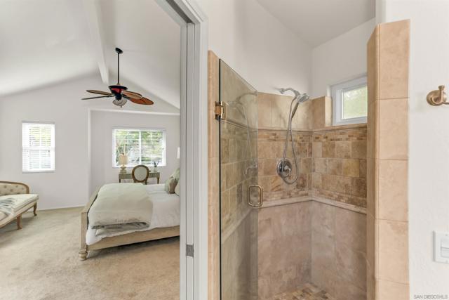 Stand up shower and soaking tub