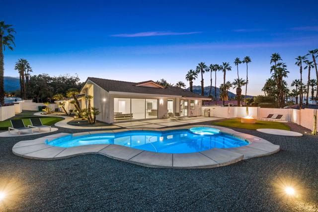 night backyard