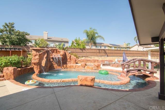 Lazy River Pool and Waterfall