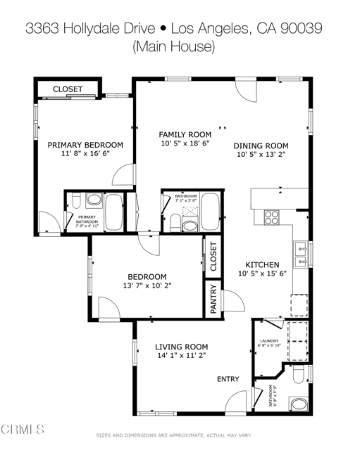 Detail Gallery Image 41 of 42 For 3363 Hollydale Dr, Los Angeles,  CA 90039 - 3 Beds | 3/1 Baths