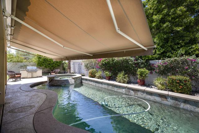 Pool with Awning and BBQ