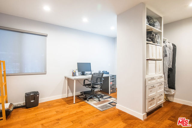 office within master walk in closet