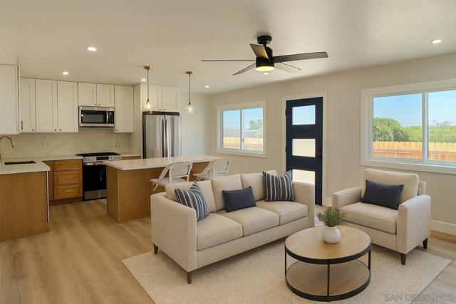 Virtual Staging of Living Room