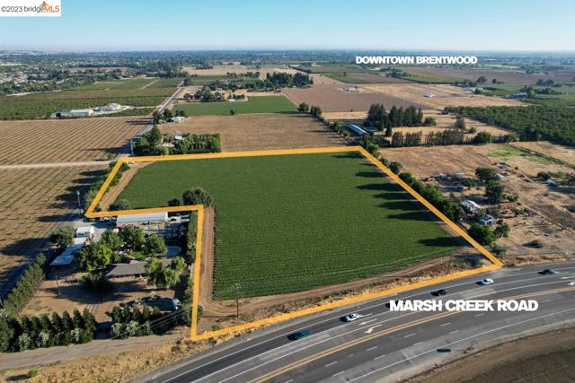 Great location. Fronts on Orchard Lane and Marsh Creek Road.  No access from Marsh Creek Road.  Great soil for Orchard or row crops.  Plant Cherries, Peaches, etc. would be suitable.  Open your own Cherrie U-Pick Orchard.  Great Home site along Orchard Lane.  Currently rented to local farmer for tomatoes and other row crops.  Close to Highway Four/Marsh Creek intersection.