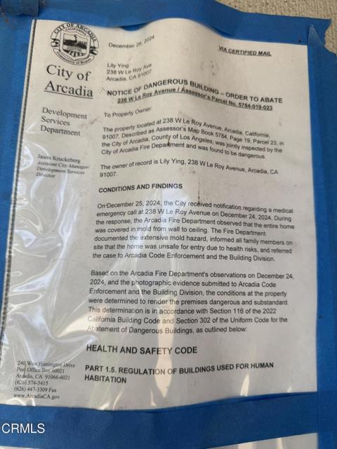 238 W Le Roy Avenue, Arcadia CA: https://media.crmls.org/mediaz/aacd6d88-1ac6-47c4-ba2b-f61baa005c1b.jpg