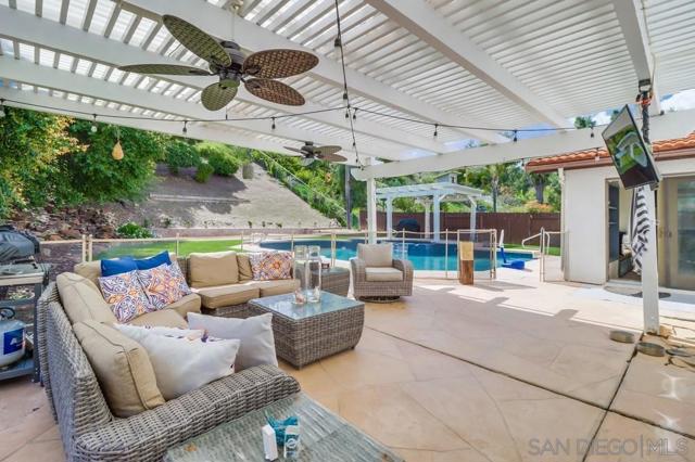 Great covered patio!