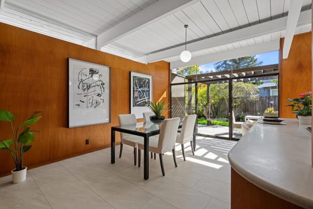 Dining Room View To Pergola Patio