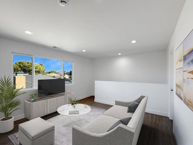 Virtually Staged Family Room - 2nd Floor 