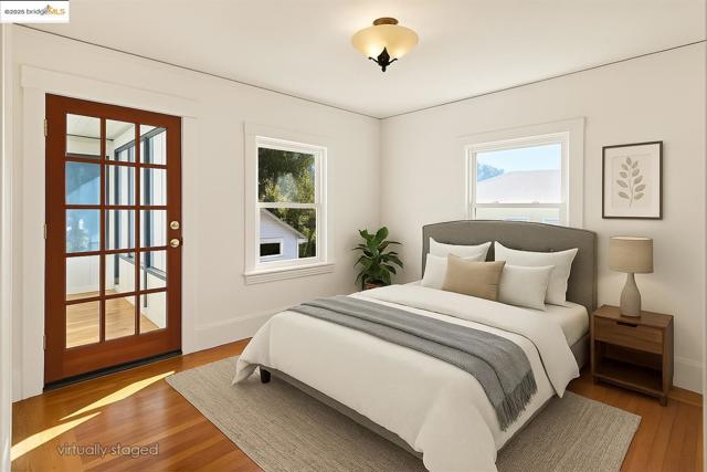 Bedroom featuring hardwood / wood-style floors