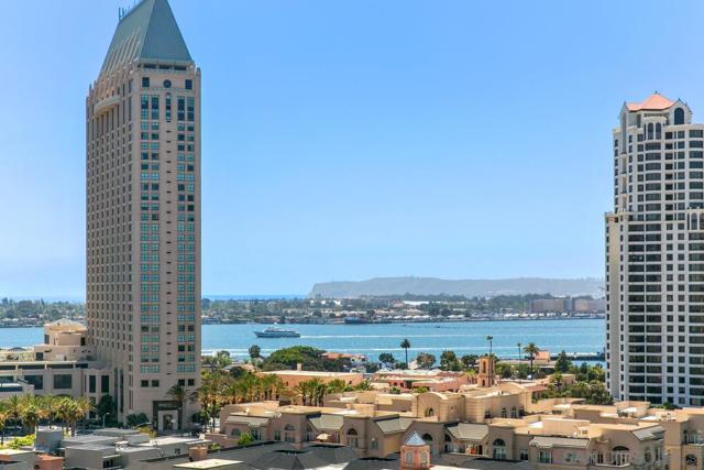 Sunsets can be enjoyed year round with views of the everchanging activities in the San Diego Bay.  Landmark  views include Point Loma and the Coronado Bridge.