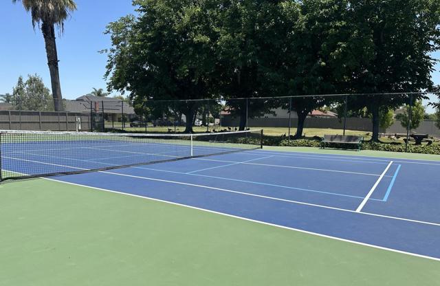 Quail Lakes Community tennis courts. 