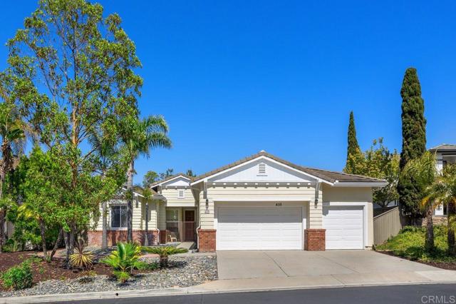 Detail Gallery Image 1 of 36 For 435 Sandalwood Ct, Encinitas,  CA 92024 - 4 Beds | 2/1 Baths