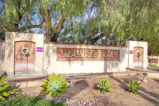 Monument sign for Eastlake Trails. It's a wonderful, master-planned community!