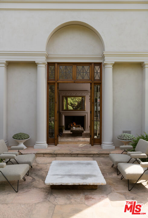 Patio off library