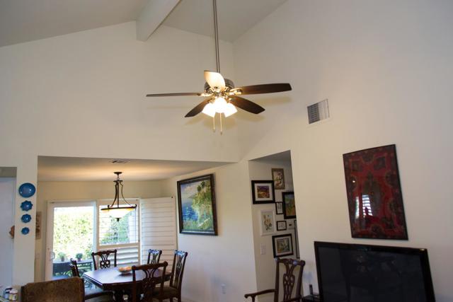 Dining room showing fan