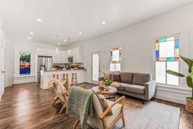 Open Concept Living Dining Kitchen