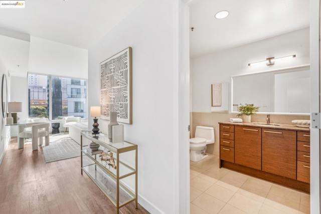 Full bathroom with toilet and vanity