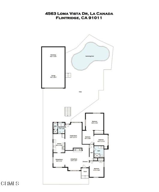 Detail Gallery Image 17 of 18 For 4563 Loma Vista Dr, La Canada Flintridge,  CA 91011 - 4 Beds | 2 Baths