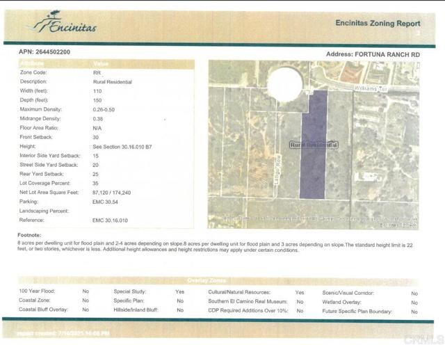 Encinitas Zoning map