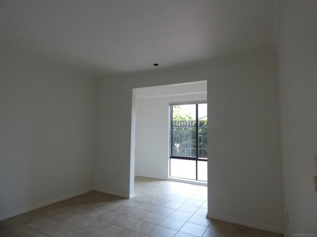 Bedroom has an alcove for an office or lounge