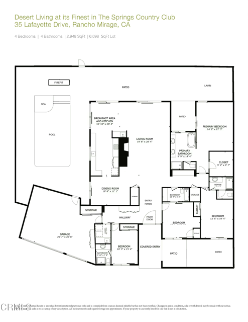 Detail Gallery Image 54 of 54 For 35 Lafayette Dr, Rancho Mirage,  CA 92270 - 4 Beds | 4 Baths