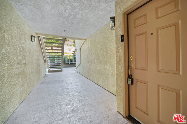 entrance to the unit