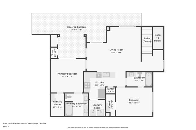 810 E Palm Canyon Drive #205, Palm Springs, CA 92264