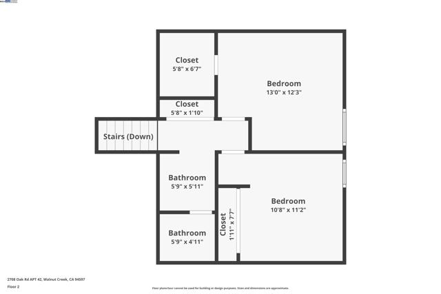 2708 Oak Road, Walnut Creek, California 94597, 2 Bedrooms Bedrooms, ,1 BathroomBathrooms,Condominium,For Sale,Oak Road,41063734