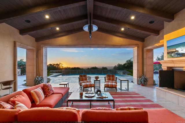 Sit, relax take in the endless sunset views.