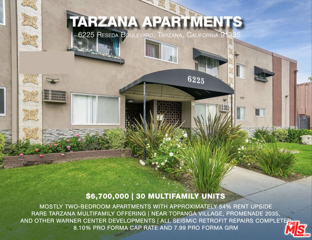6225 Reseda Boulevard, Tarzana, California 91335, ,Multi-Family,For Sale,Reseda,24402503