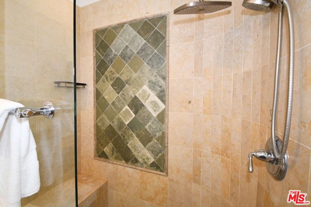 Primary walk-in shower