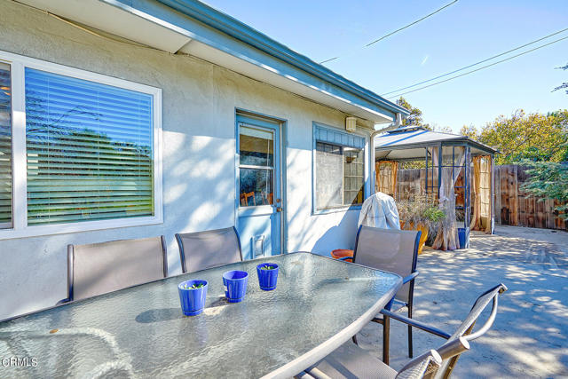 Rear house- patio