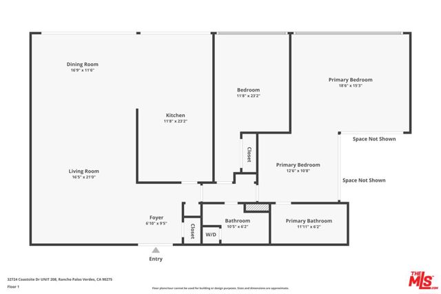 32724 Coastsite Drive, Rancho Palos Verdes, California 90275, 2 Bedrooms Bedrooms, ,2 BathroomsBathrooms,Residential,For Sale,Coastsite,24449099