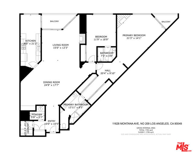 11628 Montana Avenue, Los Angeles, California 90049, 2 Bedrooms Bedrooms, ,3 BathroomsBathrooms,Condominium,For Sale,Montana,24420237