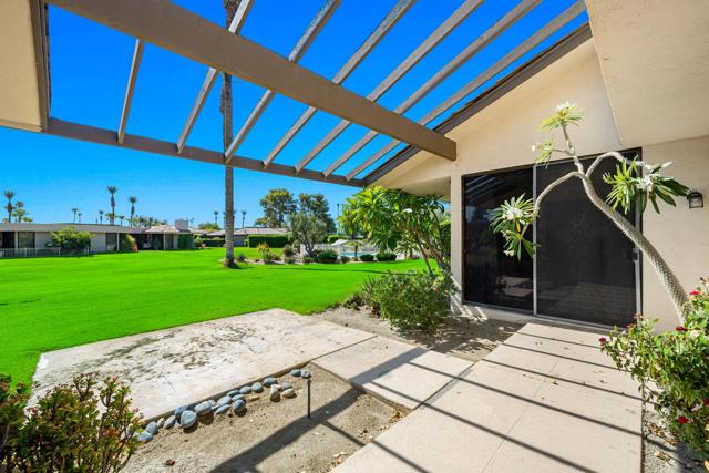 Patio off Living Room & Dining Area