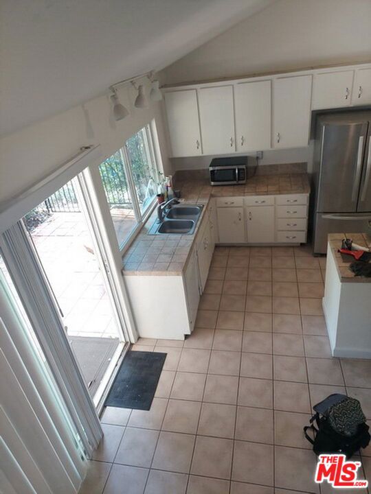 Kitchen View From Stairs