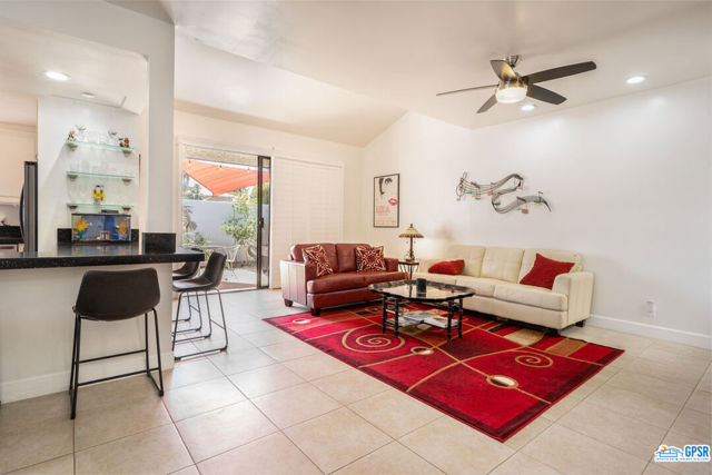 From Entrance to Living Room w Kitchen Counter