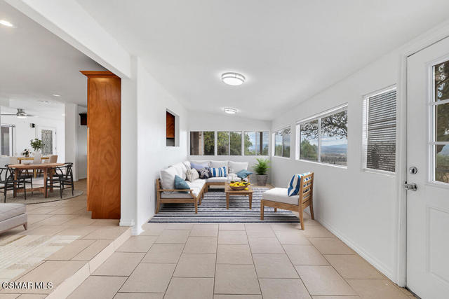 sunroom virtually staged