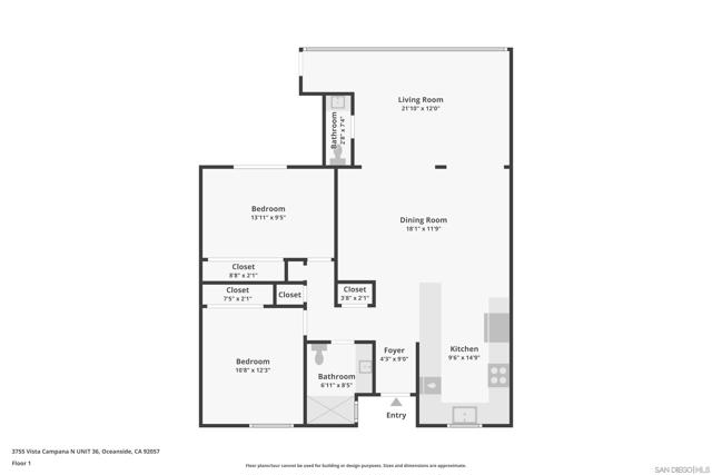 3755 Vista Campana, Oceanside, California 92057, 2 Bedrooms Bedrooms, ,1 BathroomBathrooms,Condominium,For Sale,Vista Campana,240023156SD