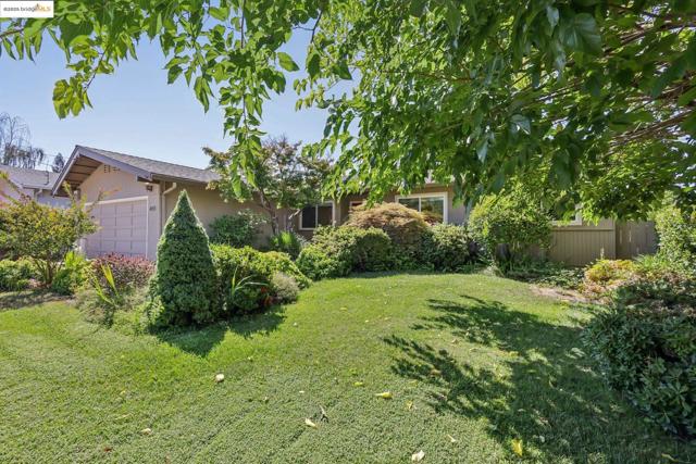 View of yard with an attached garage