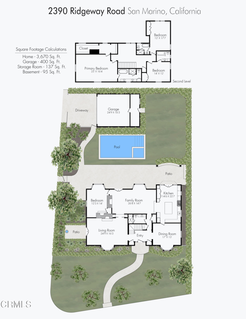 Detail Gallery Image 48 of 48 For 2390 Ridgeway Rd, San Marino,  CA 91108 - 4 Beds | 4 Baths