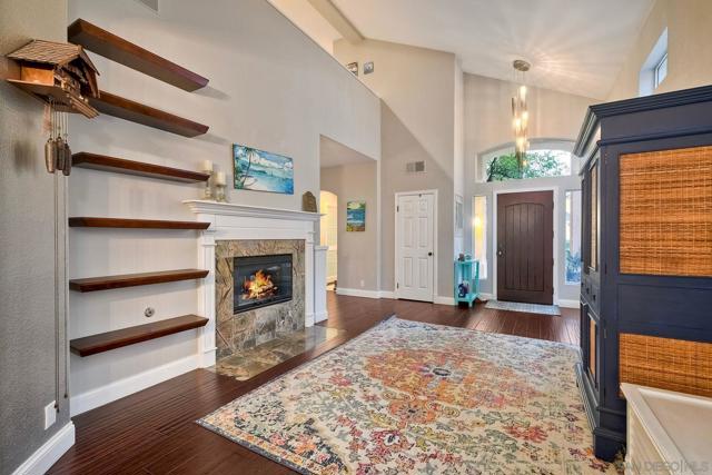 A view of the living room from the Dining Room.